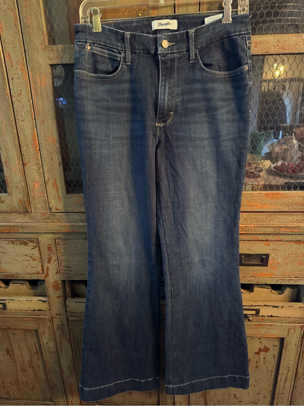 Wrangler Dark Blue Flare Jeans